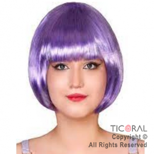 PELUCA CARRE LILA  X 1